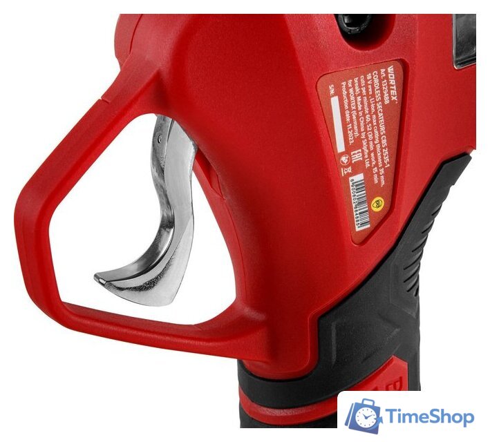 Секатор Wortex CBS 2535-1 1329489 (с 1-им АКБ, кейс) - Изображение №2 — Интернет-магазин Time-Shop