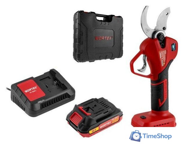 Секатор Wortex CBS 2535-1 1329489 (с 1-им АКБ, кейс) - Изображение №1 — Интернет-магазин Time-Shop