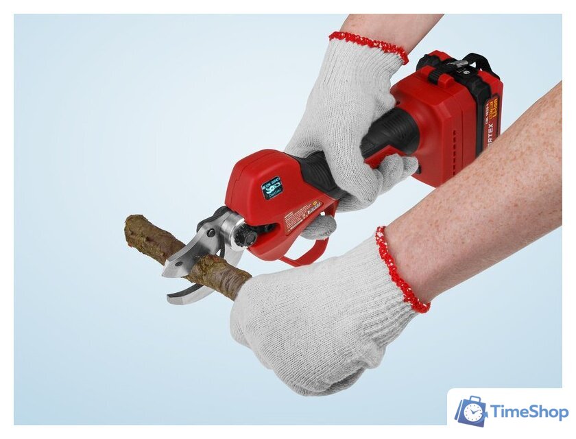 Секатор Wortex CBS 2535-1 1329489 (с 1-им АКБ, кейс) - Изображение №11 — Интернет-магазин Time-Shop