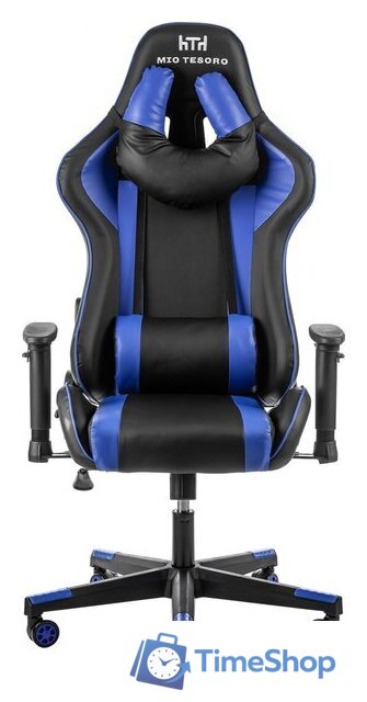 Игровое (геймерское) кресло Mio Tesoro Winner 8051 (черный/синий) - Изображение №3 — Интернет-магазин Time-Shop