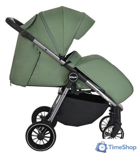 Коляска прогулочная «книга» Pituso Ruta (зеленый) - Изображение №3 — Интернет-магазин Time-Shop