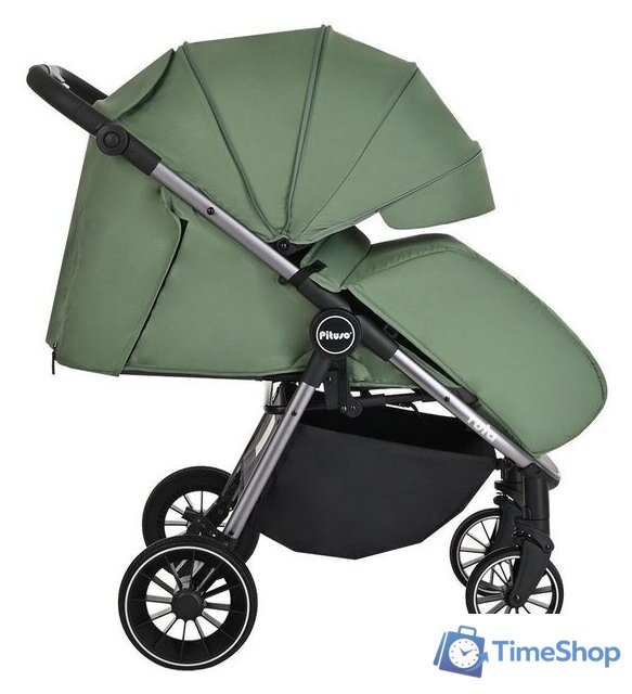 Коляска прогулочная «книга» Pituso Ruta (зеленый) - Изображение №4 — Интернет-магазин Time-Shop
