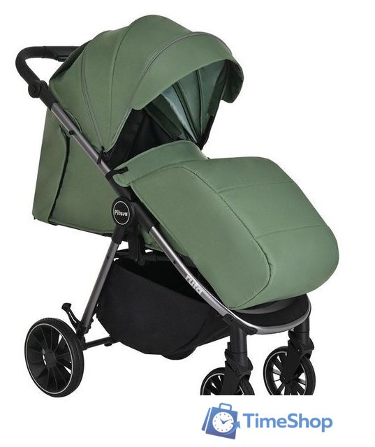 Коляска прогулочная «книга» Pituso Ruta (зеленый) - Изображение №2 — Интернет-магазин Time-Shop