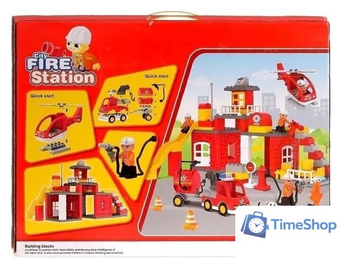 Конструктор Kids Home Toys Пожарная станция 188-101 3667637 - Изображение №3 — Интернет-магазин Time-Shop