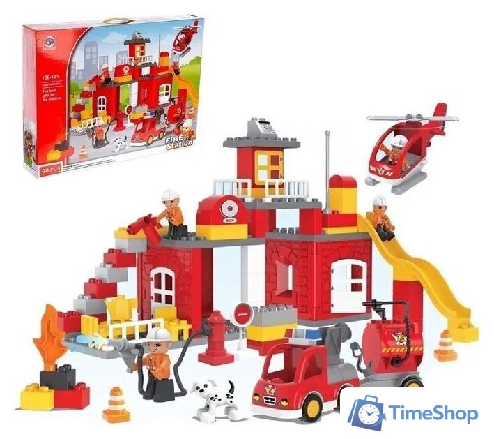 Конструктор Kids Home Toys Пожарная станция 188-101 3667637 - Изображение №2 — Интернет-магазин Time-Shop