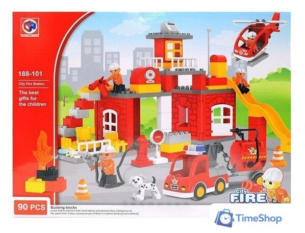 Конструктор Kids Home Toys Пожарная станция 188-101 3667637 - Изображение №1 — Интернет-магазин Time-Shop