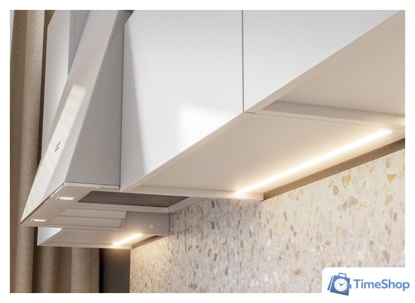 Готовая кухня Mio Tesoro Токио 1.6 (белый текстурный/дуб сонома) - Изображение №5 — Интернет-магазин Time-Shop