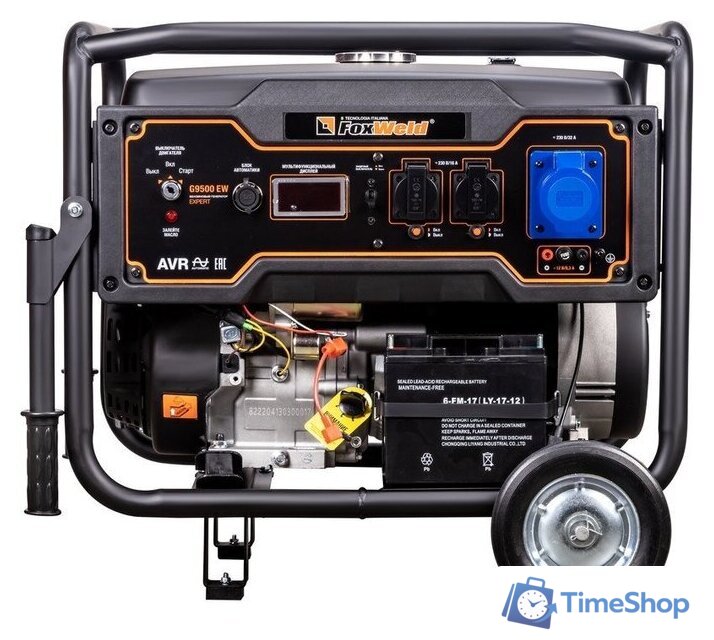 Бензиновый генератор FoxWeld Expert G9500 EW - Изображение №5 — Интернет-магазин Time-Shop