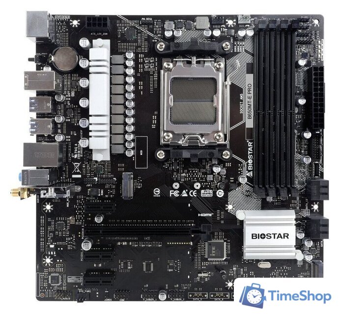 Материнская плата BIOSTAR B650MT-E Pro Ver. 6.0 - Изображение №1 — Интернет-магазин Time-Shop