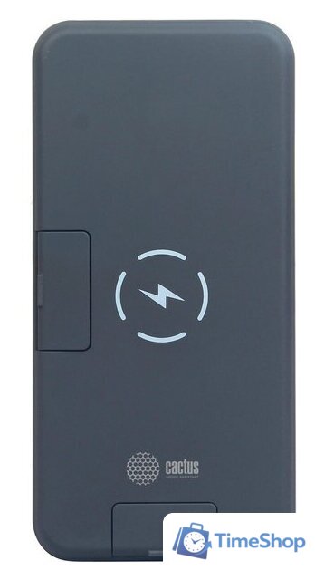 Внешний аккумулятор CACTUS CS-PBFSQT-10000 (черный) - Изображение №2 — Интернет-магазин Time-Shop