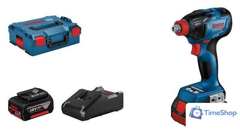 Гайковерт Bosch GDX 18V-210 C Professional 06019J0202 (с 2-мя АКБ, кейс) - Изображение №1 — Интернет-магазин Time-Shop