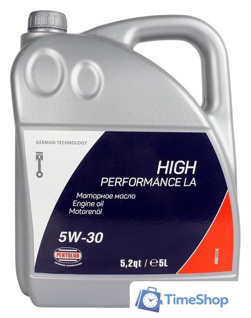 Моторное масло Pentolub High Performance LA 5W-30 5л - Изображение №1 — Интернет-магазин Time-Shop