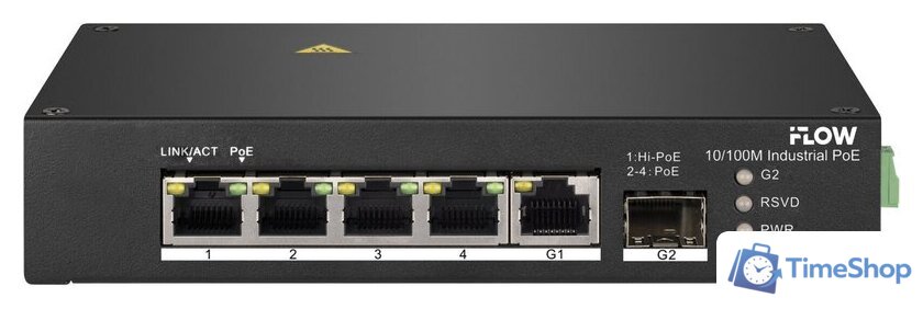 Неуправляемый коммутатор iFlow F-SW-IU406HPOE - Изображение №1 — Интернет-магазин Time-Shop