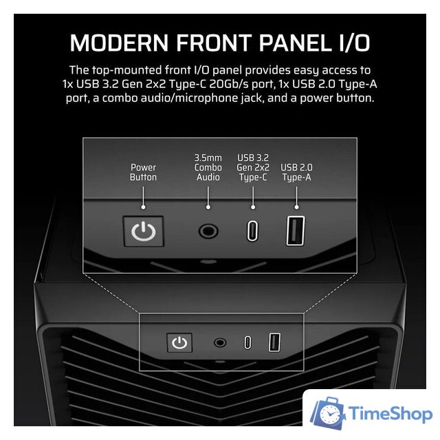 Корпус Corsair 3200D RS CC-9011334-WW - Изображение №10 — Интернет-магазин Time-Shop