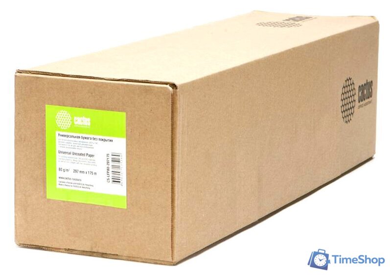 Инженерная бумага CACTUS инженерная 297мм x 175 м [CS-LFP80-297175] - Изображение №1 — Интернет-магазин Time-Shop