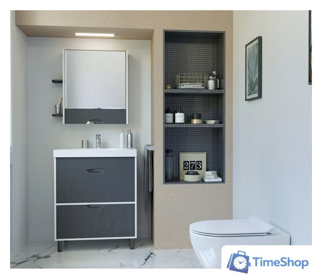  Mixline Шкаф с зеркалом Байкал 60 539809 - Изображение №3 — Интернет-магазин Time-Shop