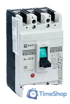 Выключатель автоматический EKF PROxima ВА-99М 6350А 3P 25кА mccb99-63-50m - Изображение №1 — Интернет-магазин Time-Shop