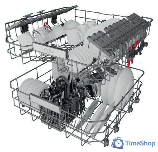 Отдельностоящая посудомоечная машина Whirlpool WFO 3T142 X - Изображение №7 — Интернет-магазин Time-Shop