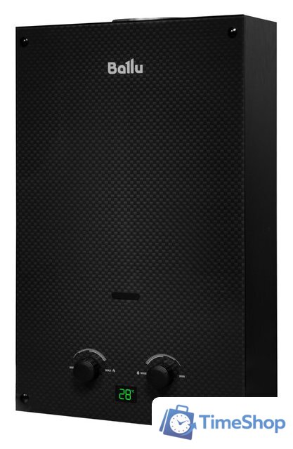 Газовая колонка Ballu GWH 10 Fiery Glass Carbon - Изображение №1 — Интернет-магазин Time-Shop