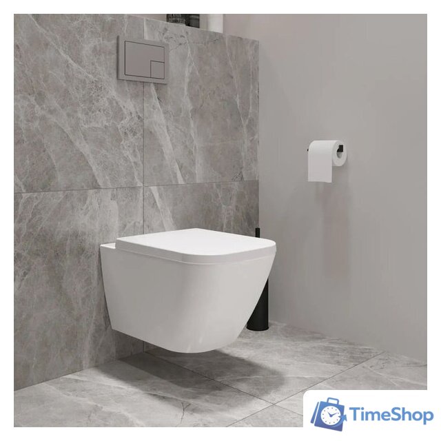 Унитаз подвесной Lauter Nuremberg 21811 + 21901002 (белый, с кнопкой смыва 219702J белый) - Изображение №15 — Интернет-магазин Time-Shop