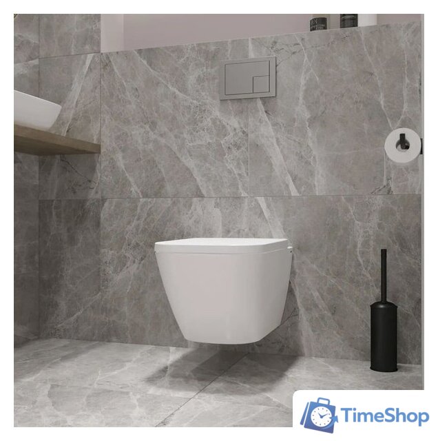 Унитаз подвесной Lauter Nuremberg 21811 + 21901002 (белый, с кнопкой смыва 219702J белый) - Изображение №28 — Интернет-магазин Time-Shop