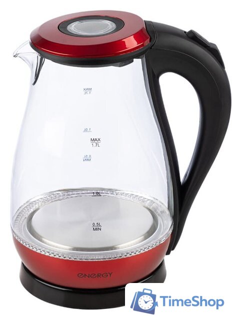Электрический чайник Energy E-204 (красный) - Изображение №1 — Интернет-магазин Time-Shop