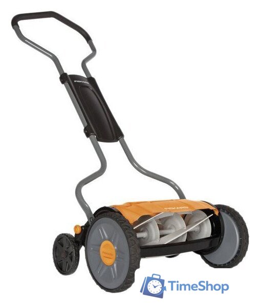 Барабанная газонокосилка Fiskars StaySharp Plus Reel Mower 1015649 - Изображение №1 — Интернет-магазин Time-Shop