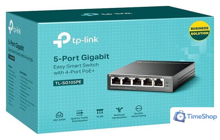 Настраиваемый коммутатор TP-Link TL-SG105PE - Изображение №7 — Интернет-магазин Time-Shop