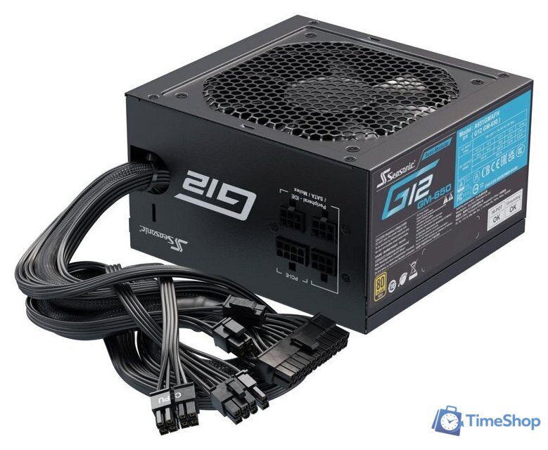 Блок питания Seasonic G12 GM-650 - Изображение №1 — Интернет-магазин Time-Shop