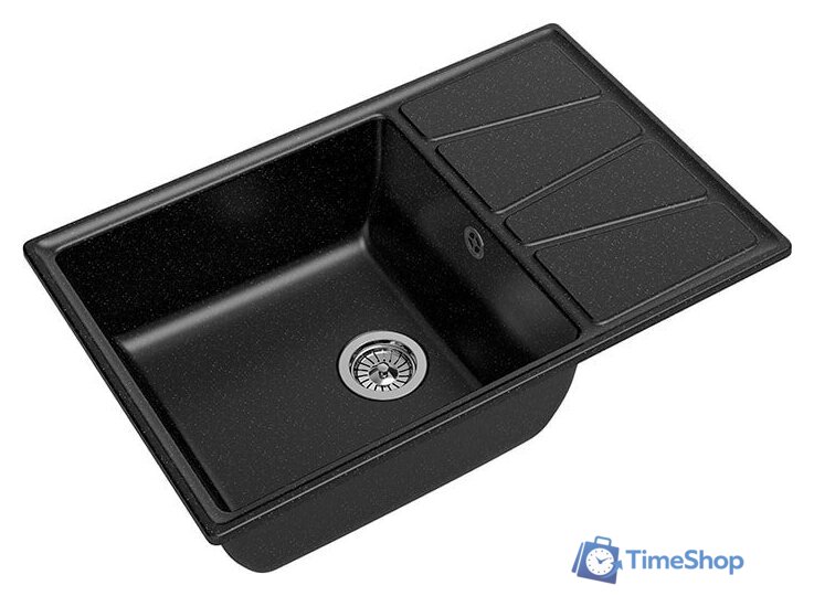 Кухонная мойка GranFest GF-V-780L (черный) - Изображение №1 — Интернет-магазин Time-Shop