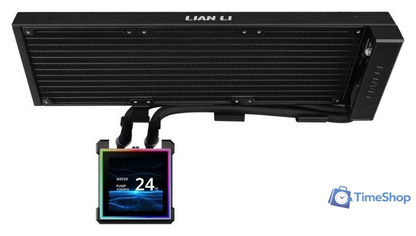 Радиатор системы жидкостного охлаждения Lian Li HydroShift II LCD-S 360N G89.GHS2LCDS36NB.R0 - Изображение №4 — Интернет-магазин Time-Shop
