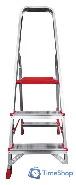 Лестница-стремянка Новая высота NV 311 алюминиевая профессиональная 3 ступени - Изображение №4 — Интернет-магазин Time-Shop