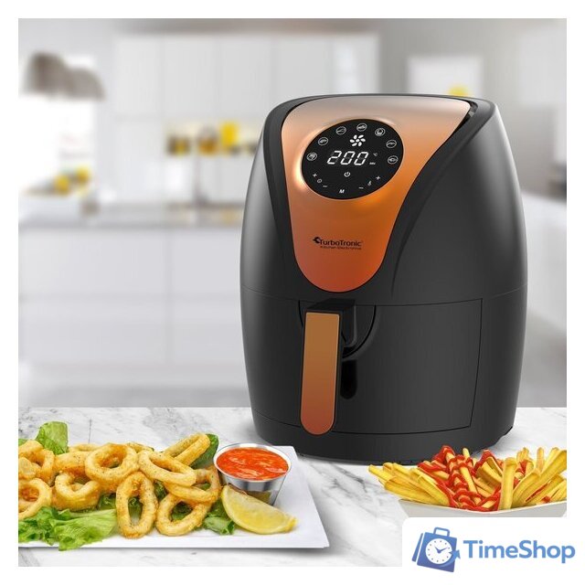 Аэрогриль (аэрофритюрница) TurboTronic TT-AF9D (черный) - Изображение №6 — Интернет-магазин Time-Shop