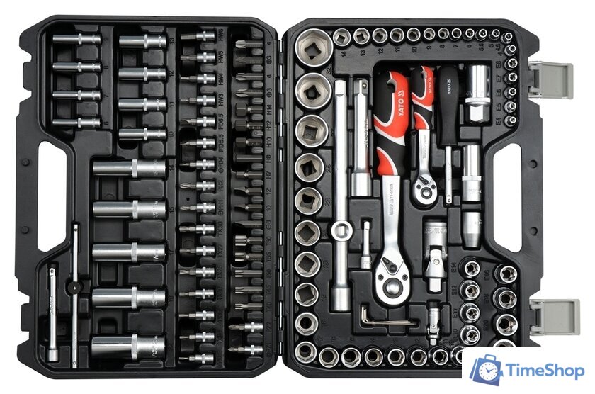 Универсальный набор инструментов Yato YT-38791 (108 предметов) - Изображение №2 — Интернет-магазин Time-Shop