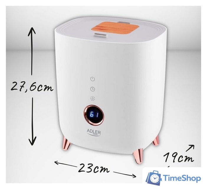 Увлажнитель воздуха Adler AD 7972 (белый) - Изображение №8 — Интернет-магазин Time-Shop