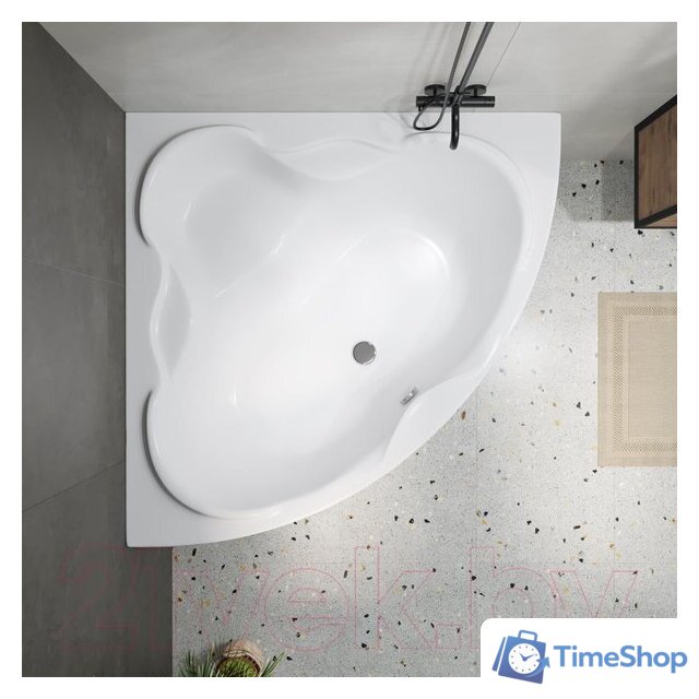 Ванна Lauter Riviera 140x140 21050140 (с ножками) - Изображение №9 — Интернет-магазин Time-Shop