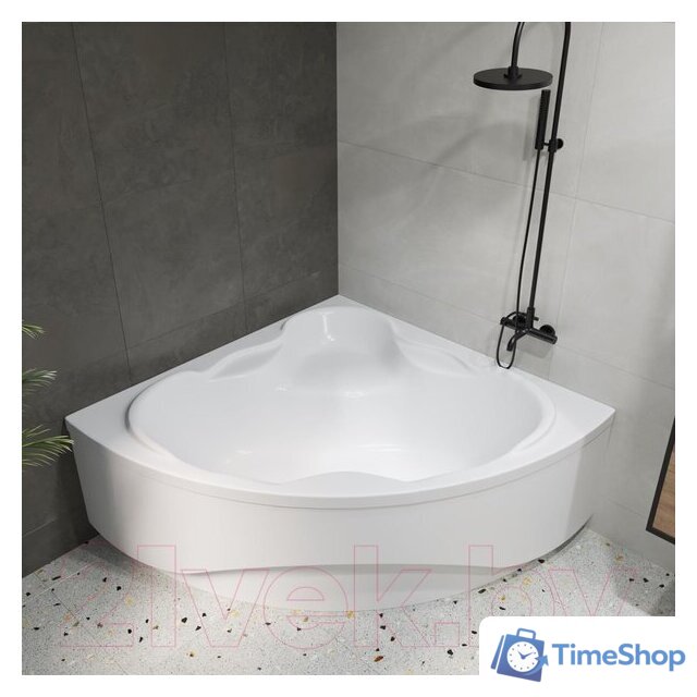 Ванна Lauter Riviera 140x140 21050140 (с ножками) - Изображение №7 — Интернет-магазин Time-Shop