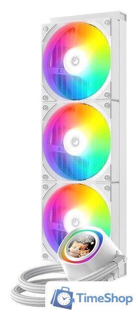 Система жидкостного охлаждения для процессора ID-Cooling FX360 LCD White - Изображение №2 — Интернет-магазин Time-Shop