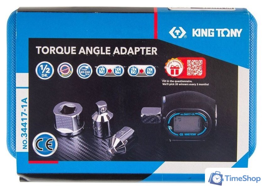 Динамометрический адаптер King Tony Digital 34417-1A - Изображение №7 — Интернет-магазин Time-Shop