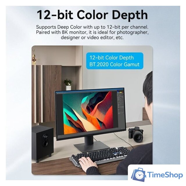 Кабель Vention ALBBQ HDMI - HDMI (20 м, черный) - Изображение №9 — Интернет-магазин Time-Shop