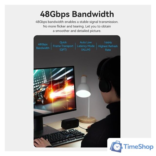 Кабель Vention ALBBQ HDMI - HDMI (20 м, черный) - Изображение №6 — Интернет-магазин Time-Shop