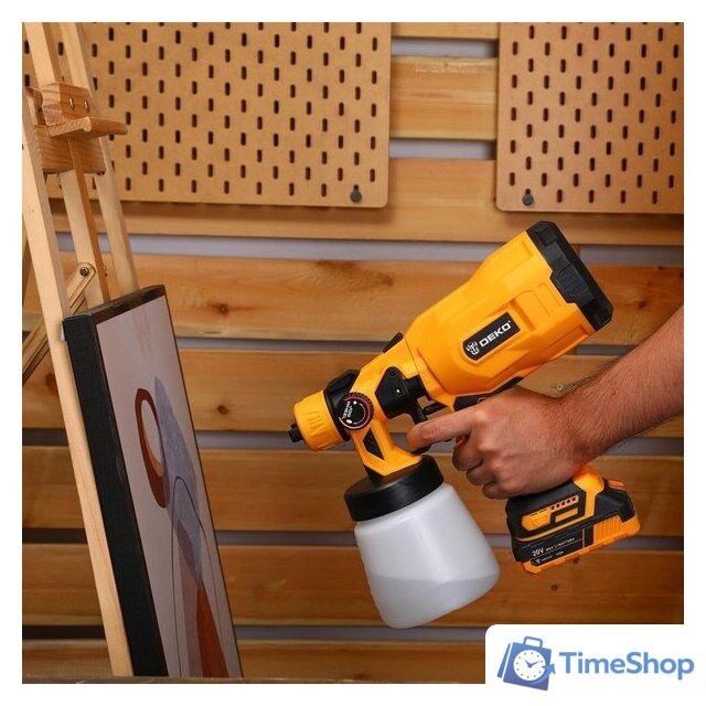 Краскораспылитель Deko DKSG20K2 063-4020 (с 2-мя АКБ) - Изображение №7 — Интернет-магазин Time-Shop