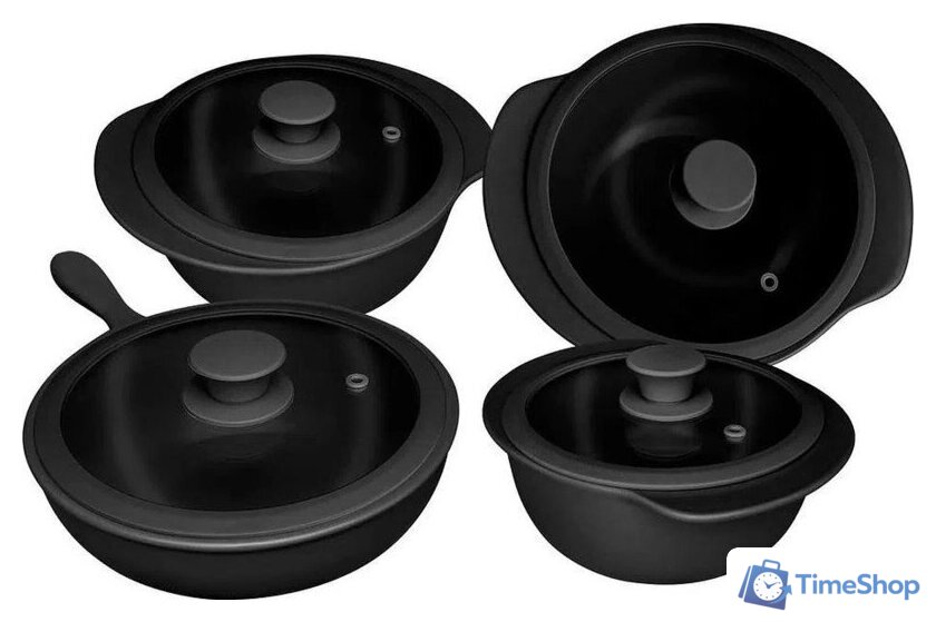 Сковорода Oxford Nanquim 130314 BM23-4503 (с крышкой) - Изображение №2 — Интернет-магазин Time-Shop