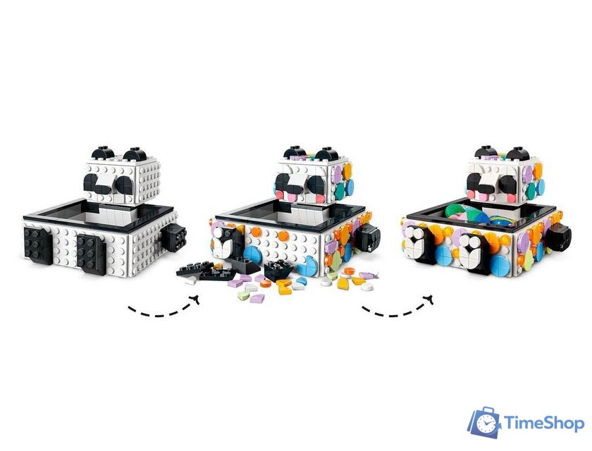 Конструктор LEGO DOTS 41959 Ящик Милая панда - Изображение №6 — Интернет-магазин Time-Shop