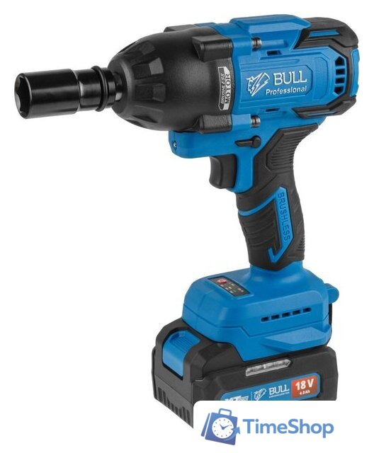 Гайковерт Bull SC 1807 1329723 (с 2-мя АКБ, кейс) - Изображение №6 — Интернет-магазин Time-Shop