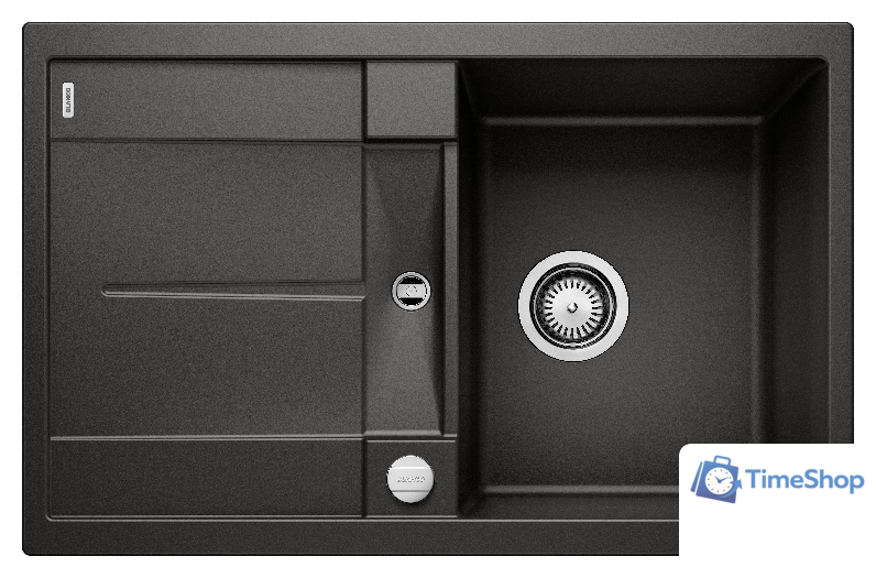 Кухонная мойка Blanco Metra 45 S 525914 (черный) - Изображение №1 — Интернет-магазин Time-Shop