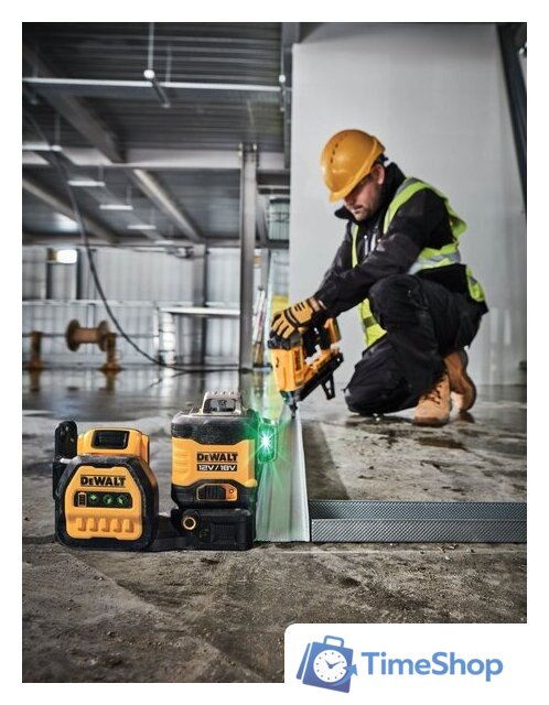 Лазерный нивелир DeWalt DCE089D1G18 (с 1-им АКБ, кейс) - Изображение №12 — Интернет-магазин Time-Shop