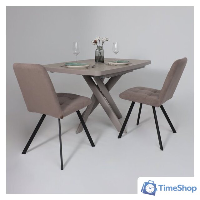 Стул Мамадома Rommy (b05 Latte Lux/черный) - Изображение №4 — Интернет-магазин Time-Shop