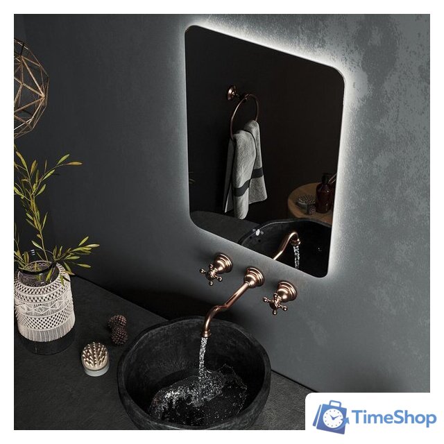  Roxen Зеркало Bella smart touch 510055-50ST (с бесконтактным сенсором и подсветкой) - Изображение №4 — Интернет-магазин Time-Shop