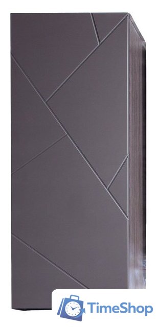  Бриклаер Шкаф-полупенал Кристалл 90 навесной (софт графит) - Изображение №1 — Интернет-магазин Time-Shop